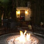 The Saint Francis Inn in St Augustine Florida firepit