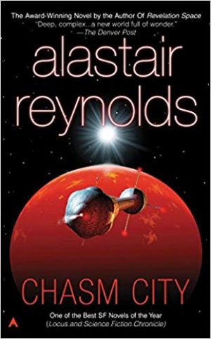 Inspirational books for writers Chasm City by Alastair Reynolds book cover