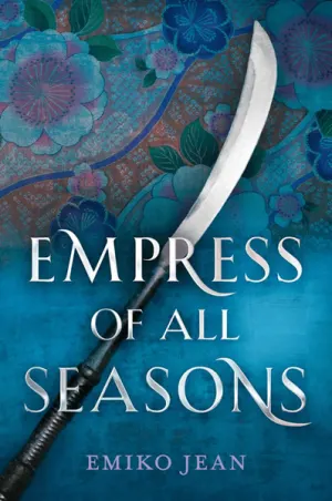 Empress Of All Seasons by Emiko Jean blue and pink book cover