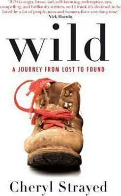 Wild by Cheryl Strayed book cover with brown boot with red laces