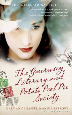 Best WWII historical fiction, The Guernsey Literary and Potato Peel Pie Society book cover with brunette woman with red lips