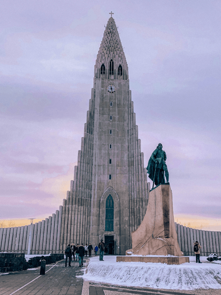24 hours In Reykjavik Hallgrímskirkja Church