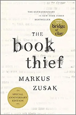 The Book Thief Markus Zusak white Book Cover