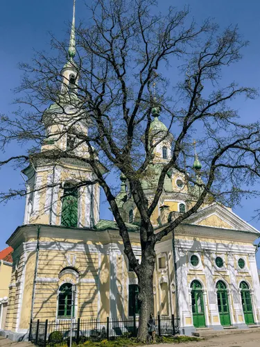Baltics Travel St. Catherine's Church in Parnu Estonia