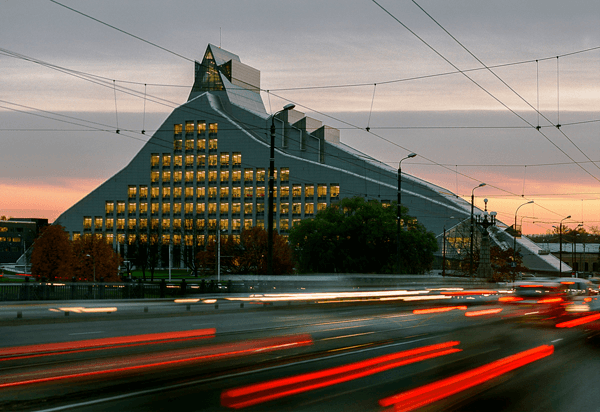 Latvian National Library in Riga
