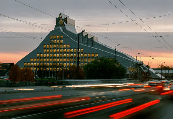 Latvian National Library in Riga