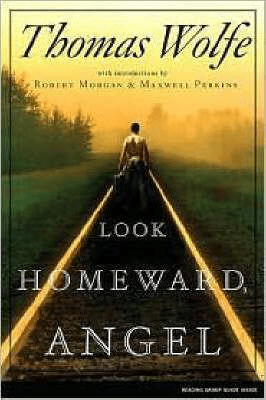 Book Set In Asheville, NC, Look Homeward Angel Thomas Wolfe book cover