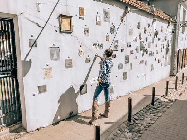 The Baltics For Book Lovers Literary Street in Vilnius