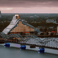 The National Library of Latvia in Riga