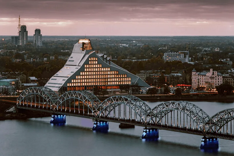 The National Library of Latvia in Riga