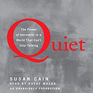 Best Audiobooks For Road Trips Quiet by Susan Cain book cover
