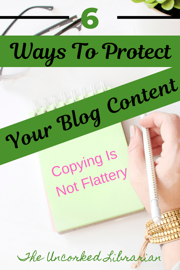 Copying Blog Content and Copyright Infringement Blog Pin
