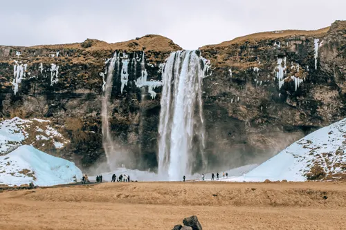 Southern Iceland waterfalls Seljalandsfoss
