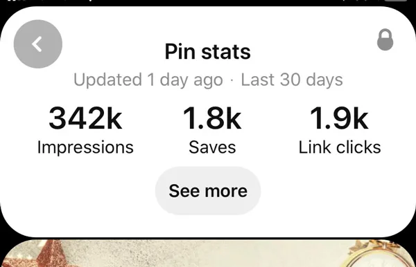 Book blogging tips with Pinterest screenshot with a viral pin on Pinterest