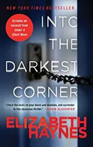 Spooky Books Into The Darkest Corner by Elizabeth Haynes book cover with telephone jack