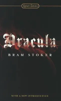 Classic Vampire Books For Adults Dracula by Bram Stoker black book cover with red blood over lettering