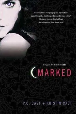 Marked by P.C. Cast book cover with picture of young vampire girl