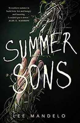 Summer Sons by Lee Mandelo book cover with skeleton hand and human hand reaching out