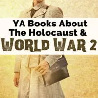 World War 2 books For Teens with woman in Normandy in beige with messenger bag and planes in background