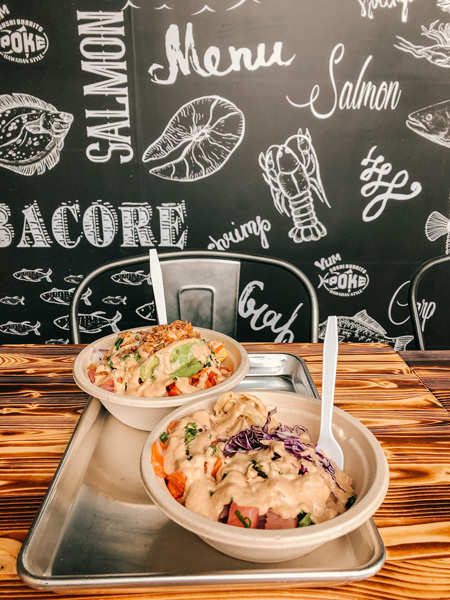 Yum poke bowls