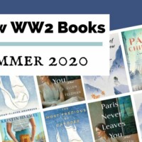 WWII Books Coming Summer 2020 blog post cover with book covers for The Book Of Lost Names, The Most Precious Of Cargoes, Paris Never Leaves You, The Paris Children, and Miss Graham's Cold War Cookbook