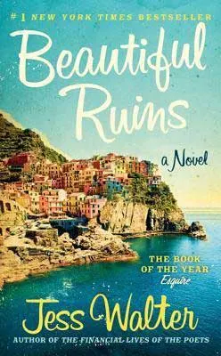 Beautiful Ruins by Jess Walter book cover with Italian coastal town