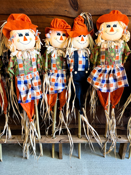 Scarecrows at Mountain Fresh Orchards
