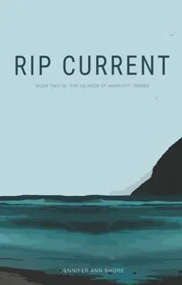 Fall 2020 indie book releases, Rip Current by Jennifer Ann Shore book cover with turquoise water and black cliff