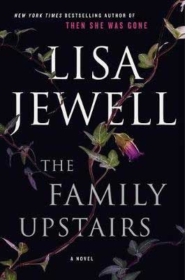 The Family Upstairs by Lisa Jewell book cover with herbs and flowers