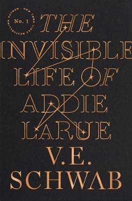 The Invisible Life of Addie Larue by V.E. Schwab black book cover