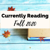 Currently Reading Fall 2020 withe turquoise wood, book, and fall leaves