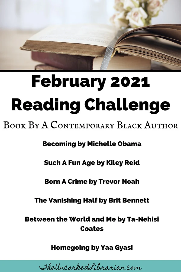 February 2021 Reading Challenge Book Suggestions
