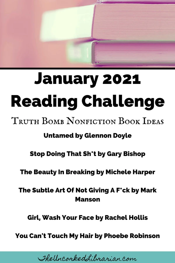 Uncorked January Reading Challenge 2021 Book Suggestions