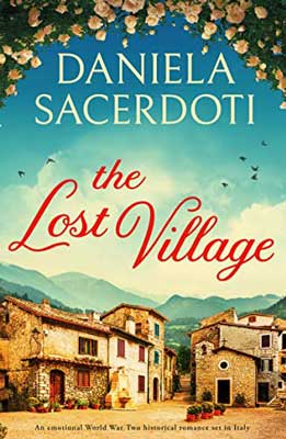 The Lost Village by Daniela Sacerdoti book cover with Italian village
