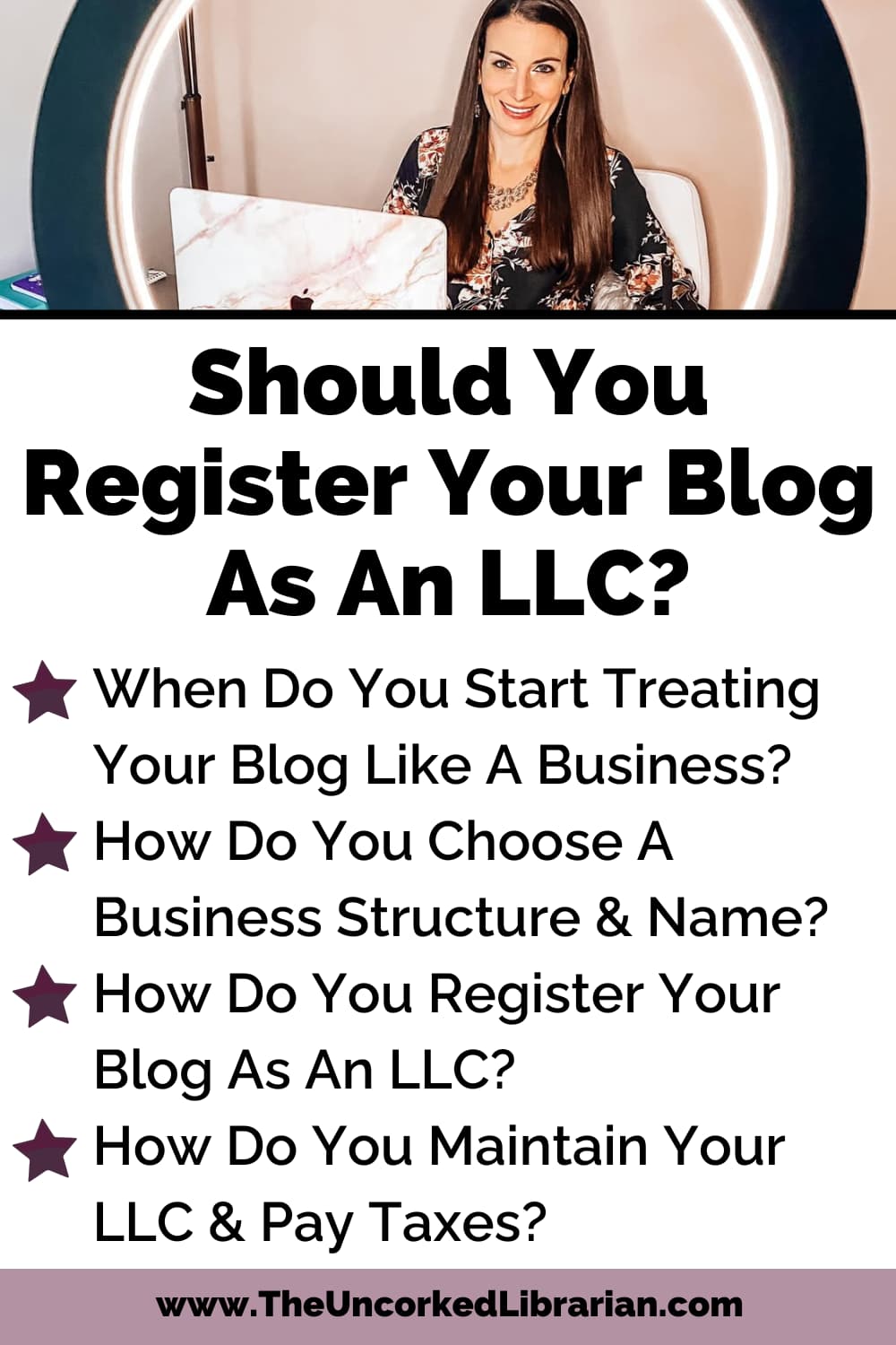 Should you register blog as an LLC questions graphic