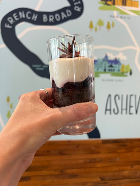 Vegan Trifle at French Broad Chocolate