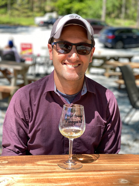 Sawyer Springs Vineyard wine and Tom