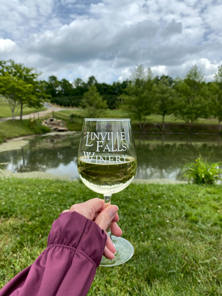 Linville Falls Winery white wine
