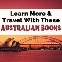 Australian Books and Books Set In Australia with Sydney Harbor at sunset