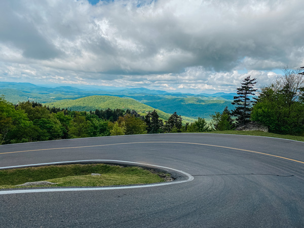 Forrest Gump Curve at Grandfather Mountain