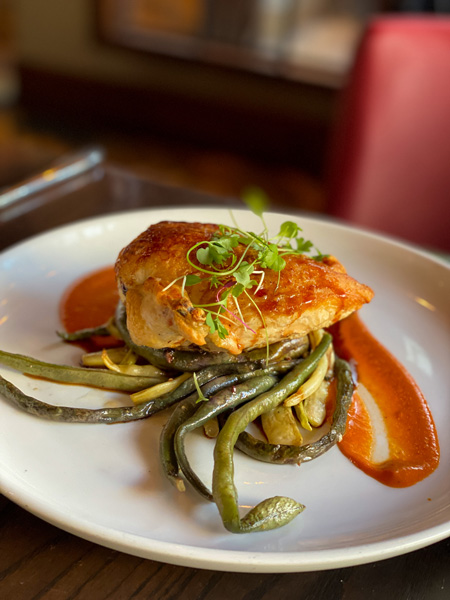 Roasted chicken at Posona