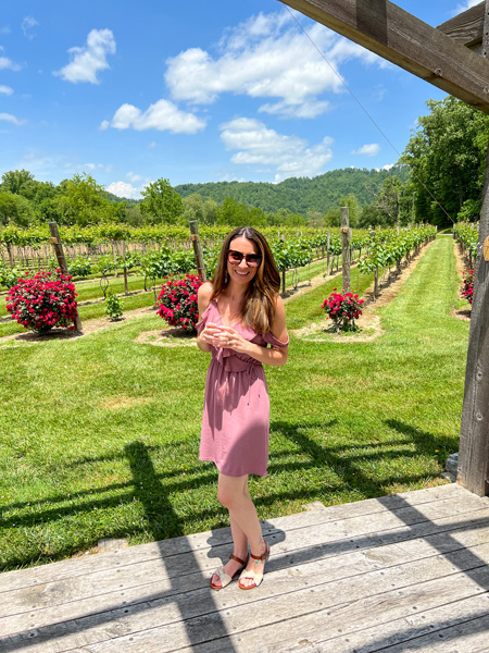 Christine at Souther Williams Vineyard