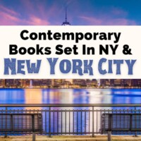 Best New York novels and Books set in New York City with New York Financial District along Hudson at Twilight