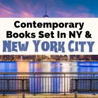 Best New York novels and Books set in New York City with New York Financial District along Hudson at Twilight