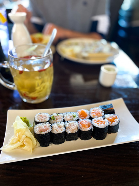 Soba sushi rolls