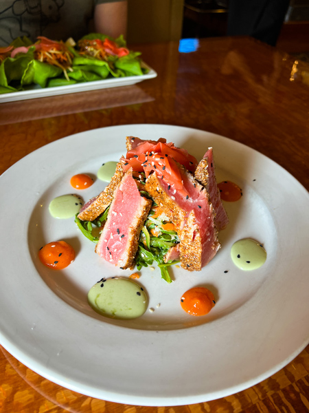Stoney Knob Cafe tuna tartare