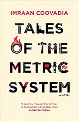 Tales of the Metric System by Imraan Coovadia off white book cover with just title and author