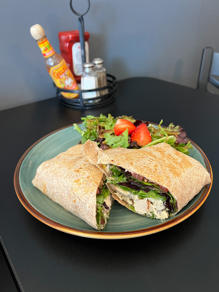 Yellow Mug Coffee Lounge chicken salad sandwich