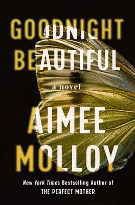 Goodnight Beautiful by Amiee Molloy book cover with sheer yellow butterfly wings