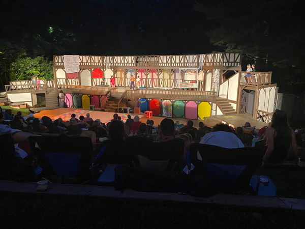Shakespeare in the Park outdoor theater